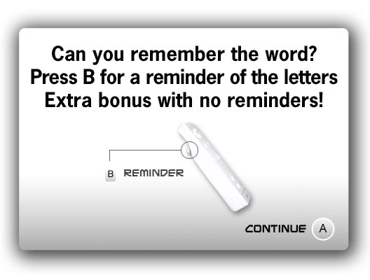 Instructions - Remember Word 